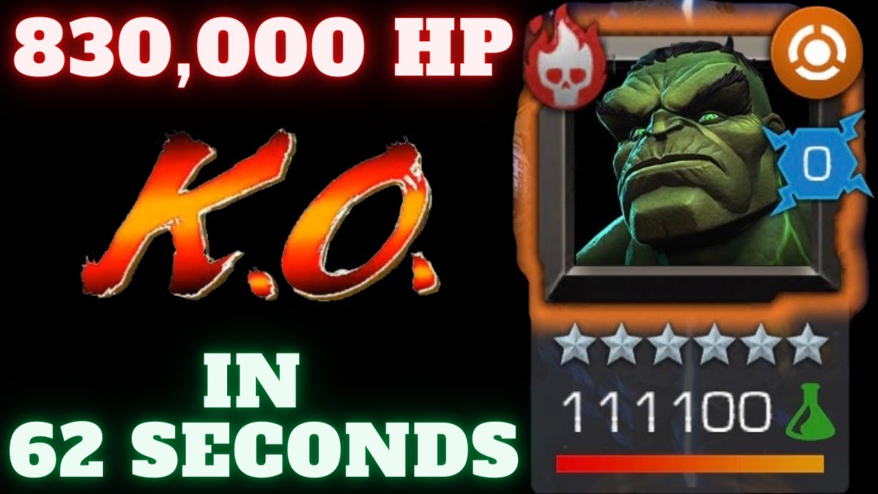 Killing Act 7.3.2 IMMORTAL HULK Boss The FASTEST | Marvel Contest of Champions