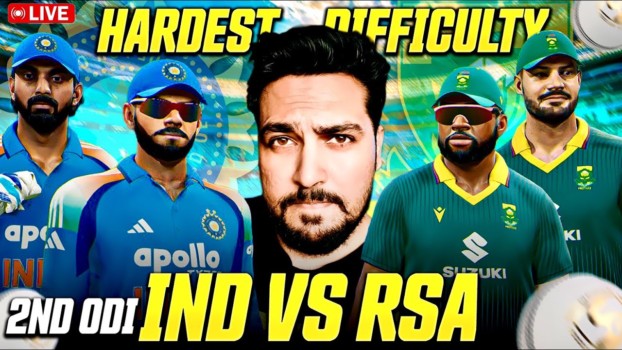 India vs South Africa 2nd ODI Match | Cricket 26 My First ODI Match | Cricket 26 Live | RtxVivek