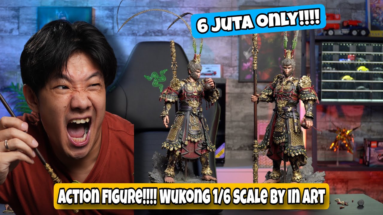 ACTION FIGURE BLACKMYTH WUKONG TERBAIK SIH INI! UNBOXING INART WUKONG 1/6 SCALE!! 6 JUTA KAYAK GINI