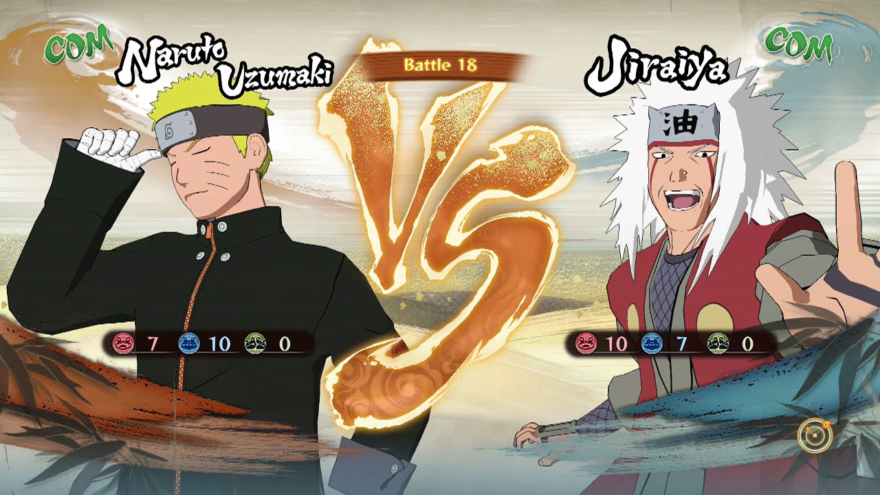 Naruto Shippuden: Ultimate Ninja Storm 4, Naruto Uzumaki (Last) VS Jiraiya!