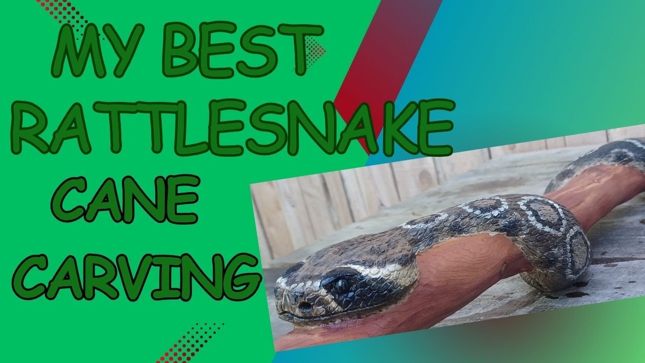 My best Rattlesnake carving,    so far