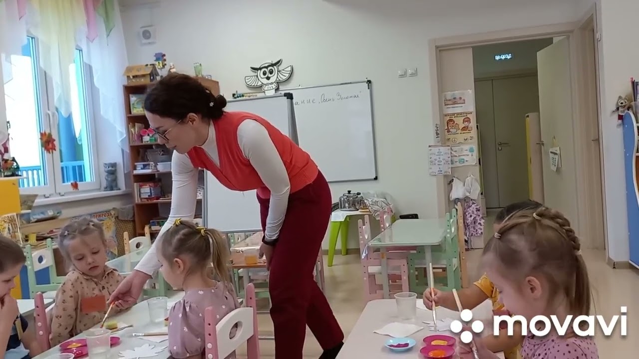 Занятие в средней группе детского сада по рисованию на тему 