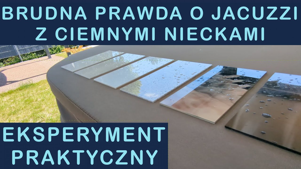 Brudna prawda o ciemnych nieckach w jacuzzi - EKSPERYMENT