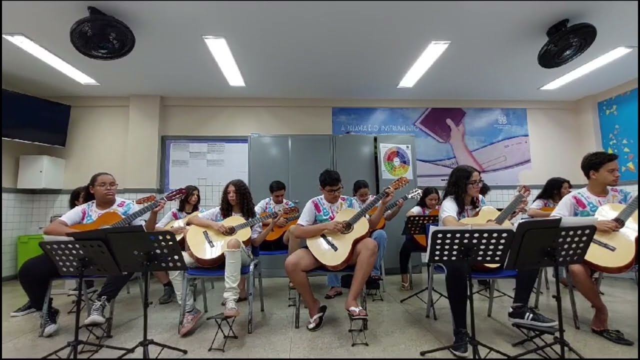 In the end-Linkin Park- Orquestra de violões do CEEFMTI  Henrique Coutinho