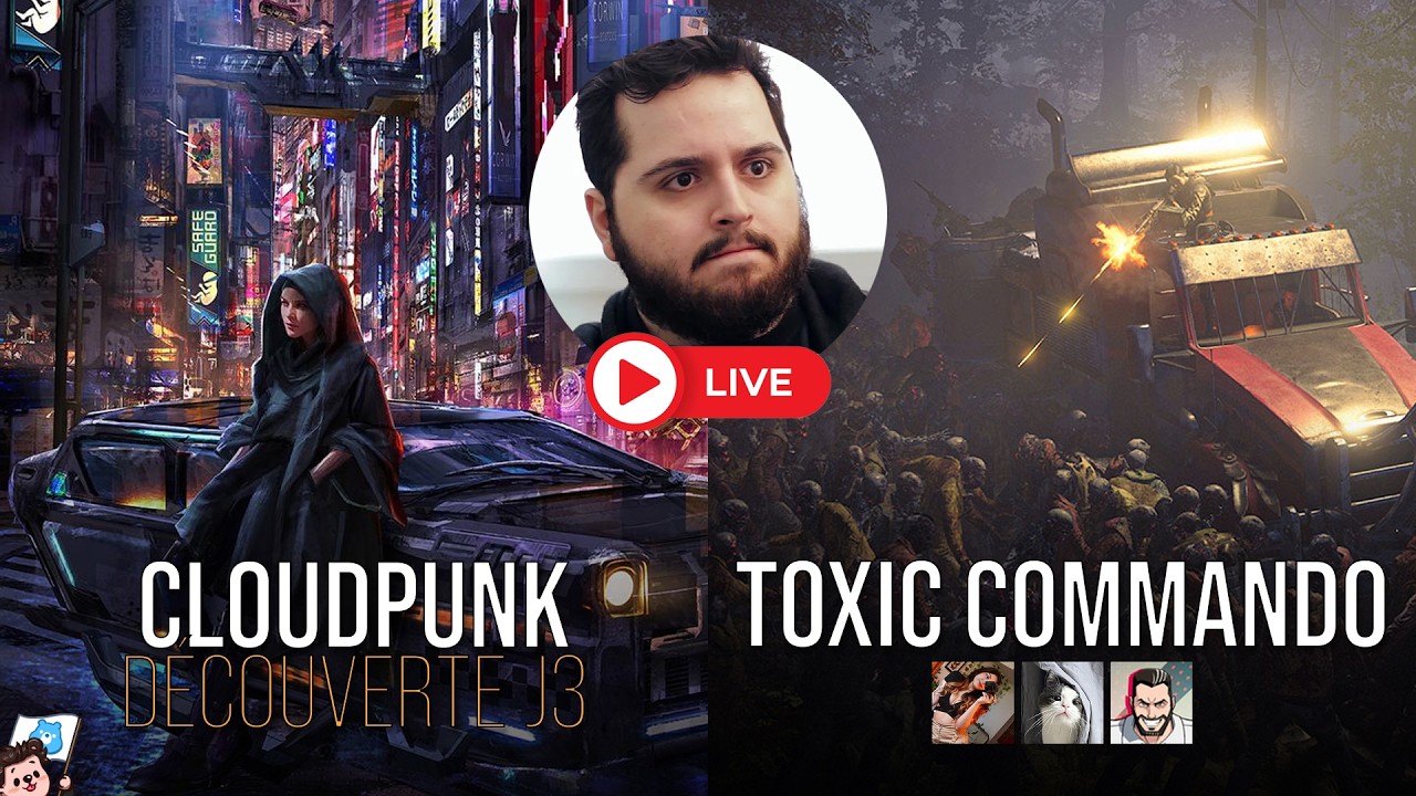 [FR] Cloudpunk (Découverte) - J3 + Toxic Commando w/ @nalahreplay @redurosu @TiTavion