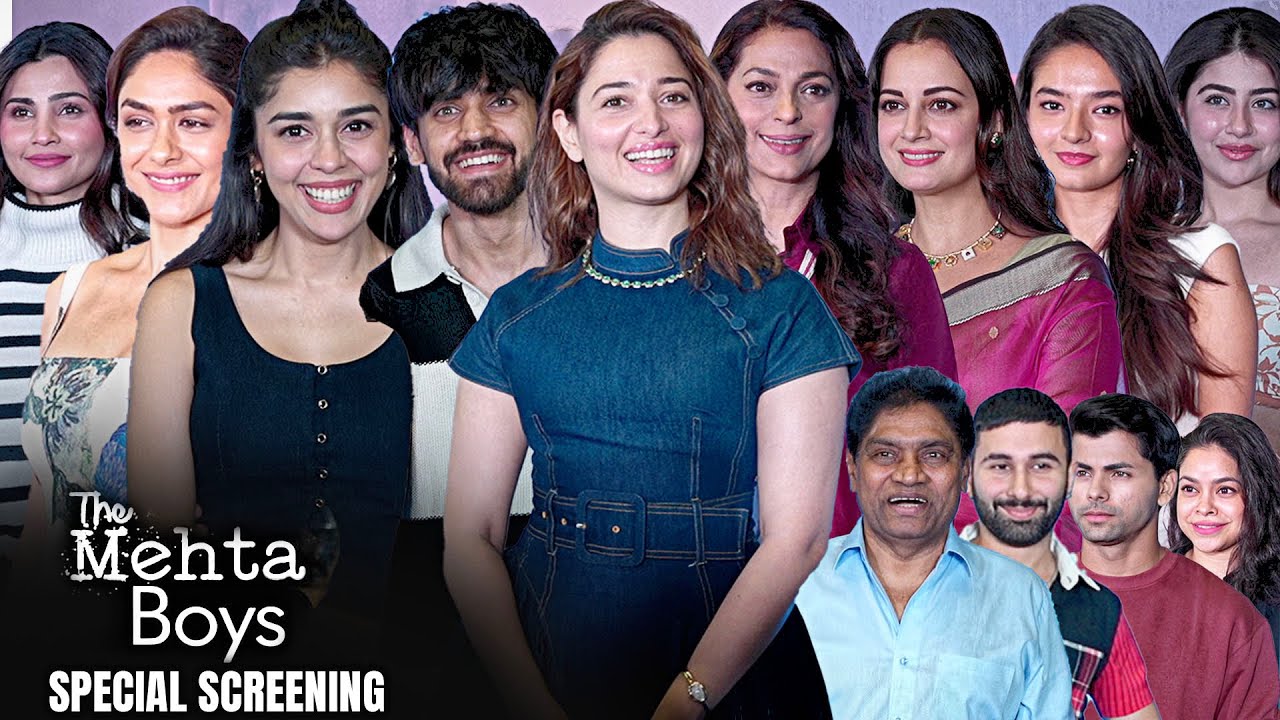 Celebrities Arrive at The Mehta Boys Special Screening | Avinash , Eisha, Tamannaah, Johny, Mrunal