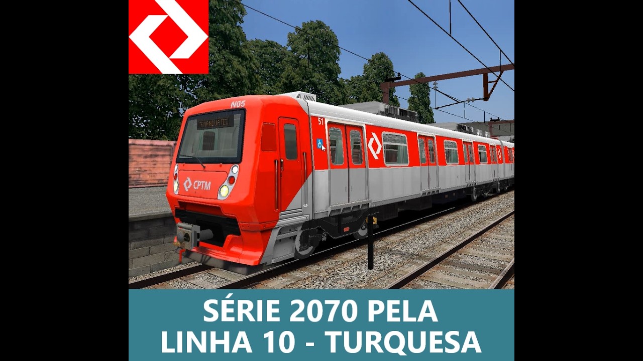 CPTM | Compilado - Série 2070 Pela Linha 10 Turquesa