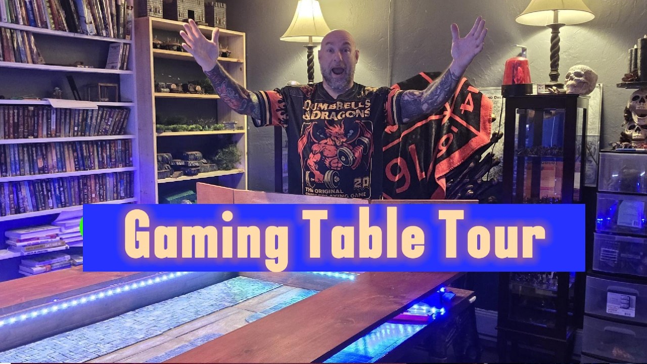 Dungeon and Dragons gaming table Tour