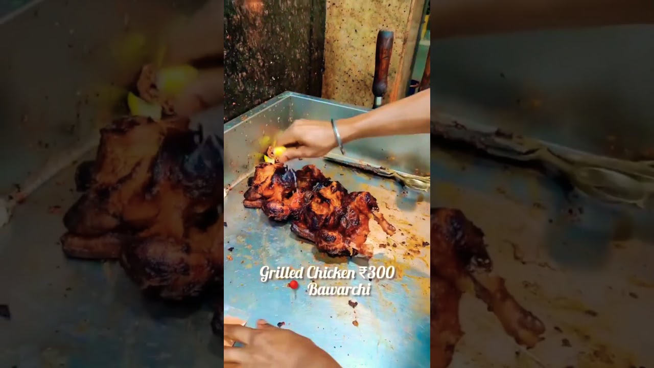 Grilled Chicken || Price - 300/- || 📍Bawarchi - Rtc Cross Road , Hyd #foodblogger