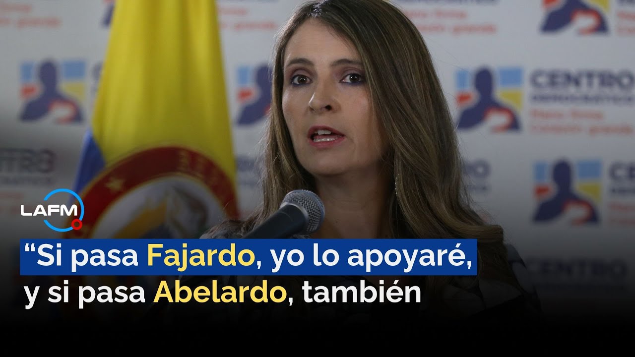 Paloma Valencia: “Si pasa Fajardo, yo lo apoyaré, y si pasa Abelardo, también lo apoyaré”