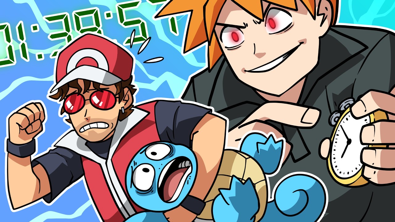Intenté un SPEEDRUN en POKÉMON por PRIMERA VEZ