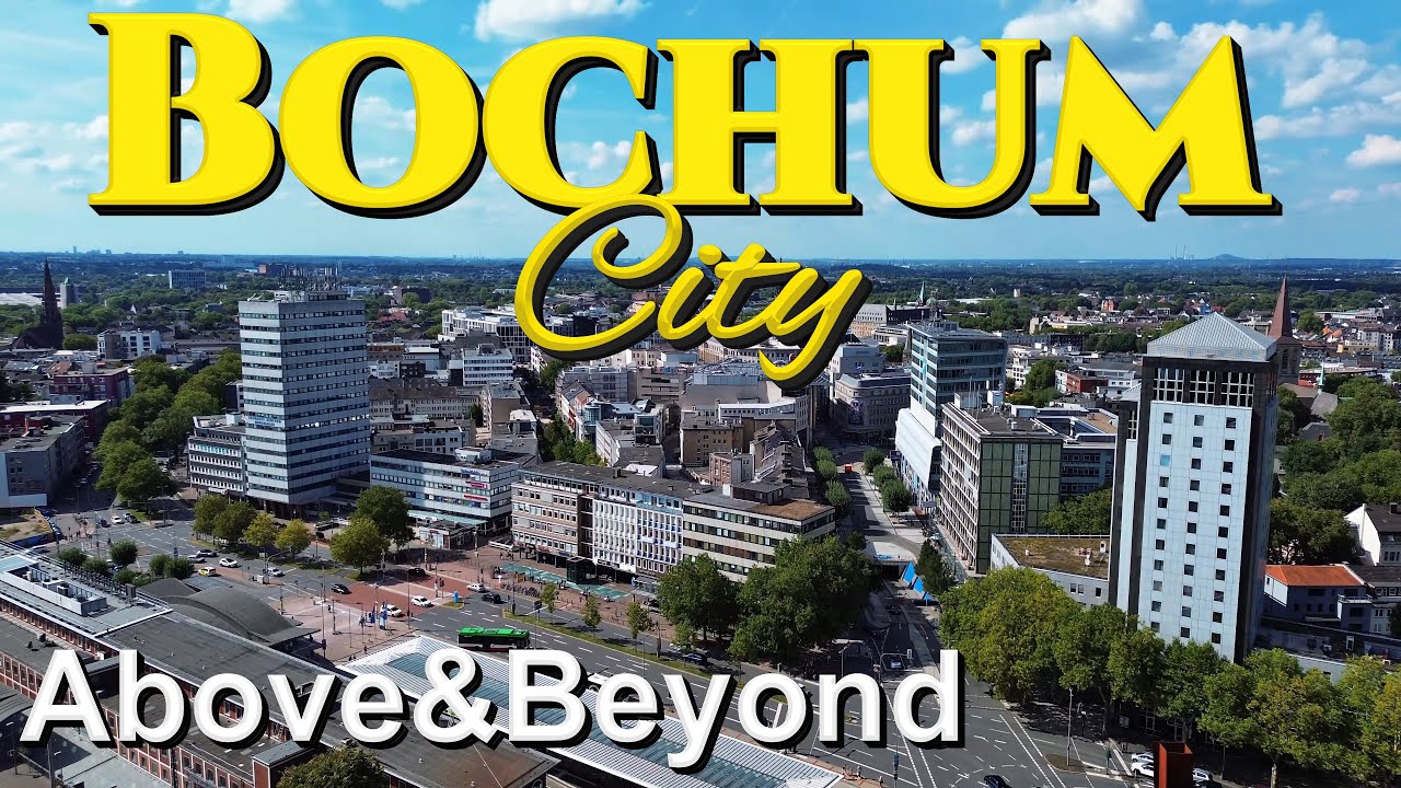 Bochum City 👍Above&Beyond 🥰Amazing Drone Footage Die City von Oben Germany🇩🇪 4K Bochum Stadt 🥰
