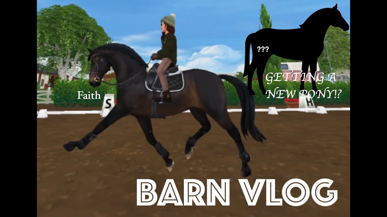 GETTING A NEW PONY!? (ALMOST FALLING OFF) barn vlog! SSO/RRP