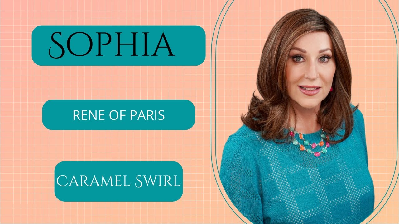 Rene of Paris | SOPHIA wig review | CARAMEL SWIRL | NEW STYLE FOR 2024!