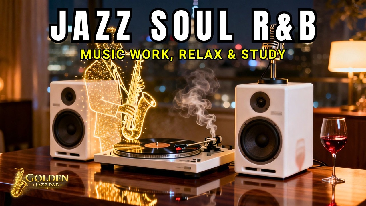 🎶 Smooth Jazz & Soulful R&B – Calm Background Music for Deep Focus | Goleden Jazz R&B Lounge