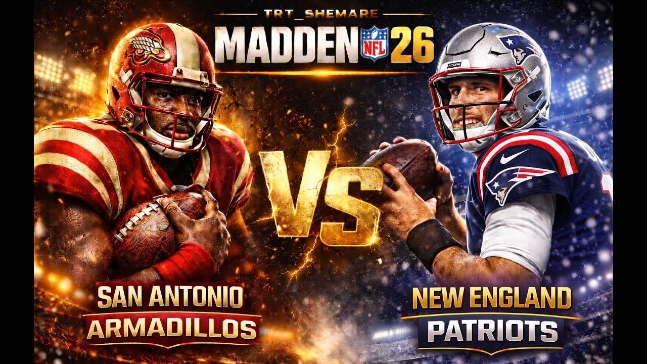 Gridiron League S2 | Week 11 San Antonio Armadillos vs New England Patriots