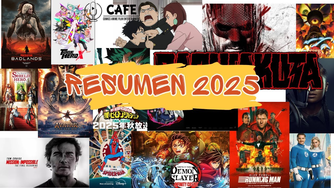 Resumen 2025 Peliculas ,Series & Animes