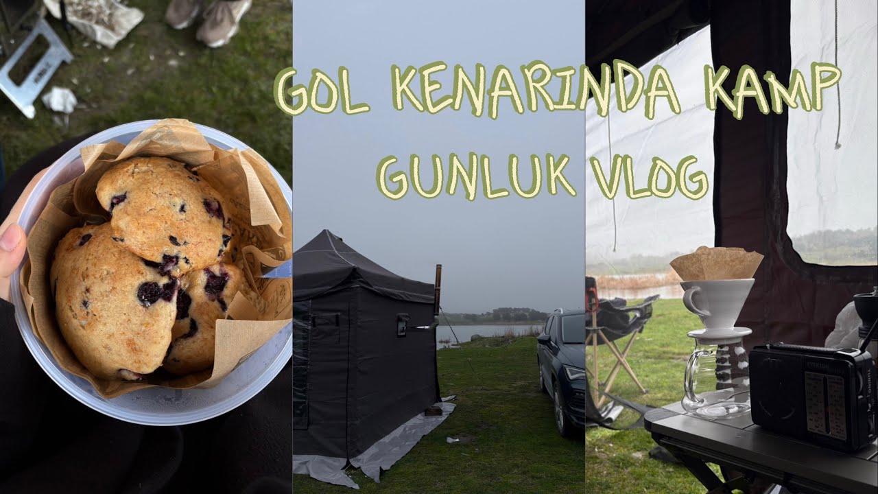 kahveyi helal kılan rabbime hamdolsun ☕️ | göl kenarına çadır kurmak