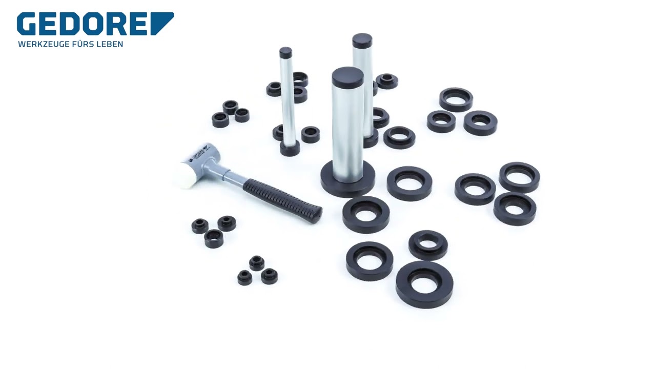 Professional plastic bearing installation set