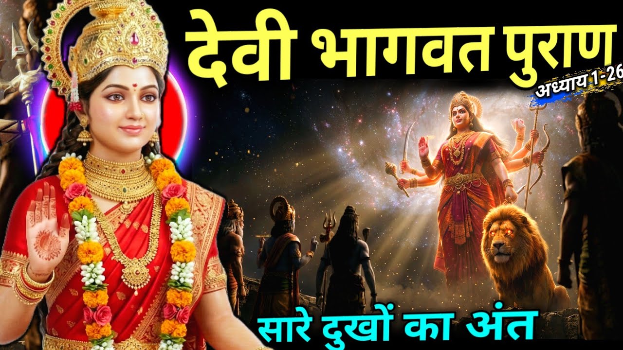 🥰संपूर्ण देवी भागवत पुराण | Devi Bhagwat Puran Katha | Devi Puran Katha | Chaitra Navratri