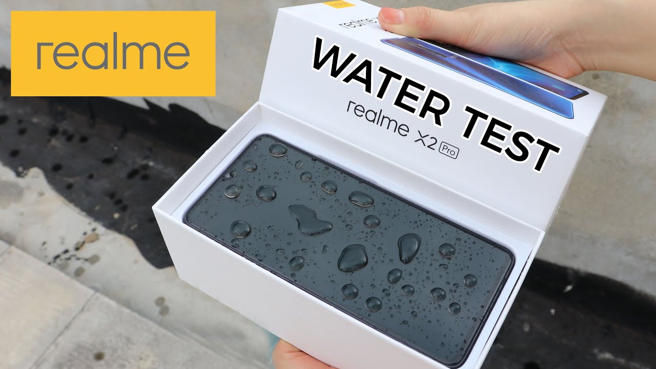 Realme X2 Pro Water Test Waterproof | Unboxing