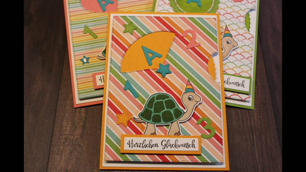 Karte zur Einschulung mit den Stanzformen 