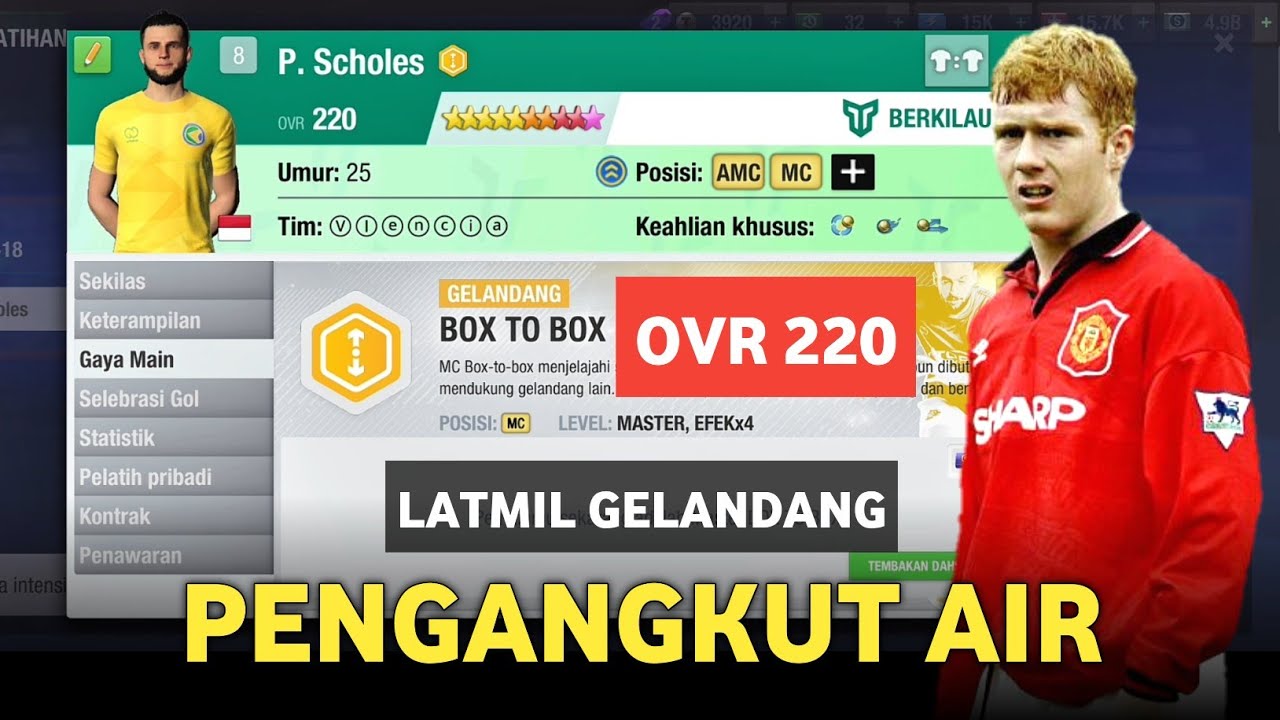Latmil Gelandang Pengangkut Air OVR 220% 🔥 Top Eleven 2026