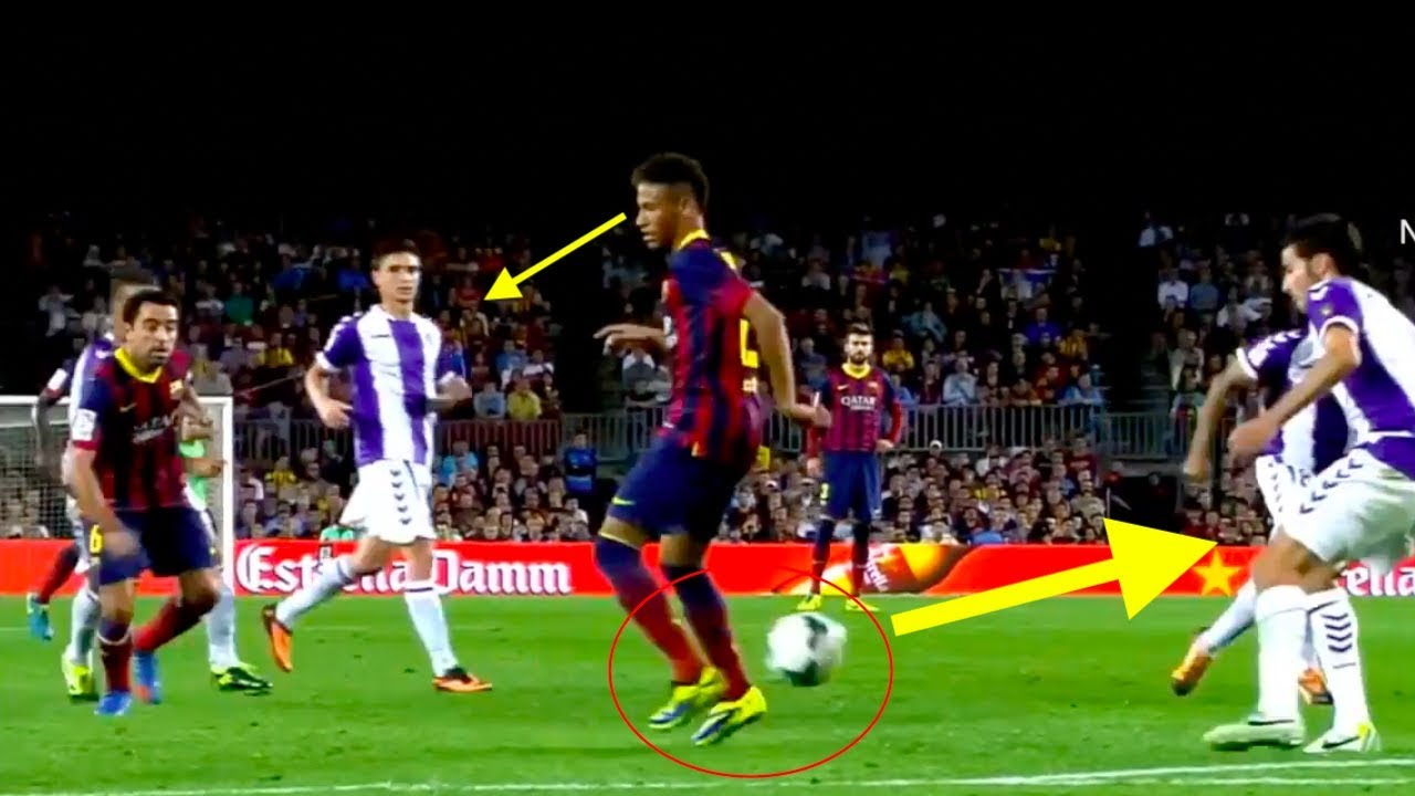 【サッカー】キラーパス！ネイマールの繊細なタッチから衝撃のパスが生まれる【パス】