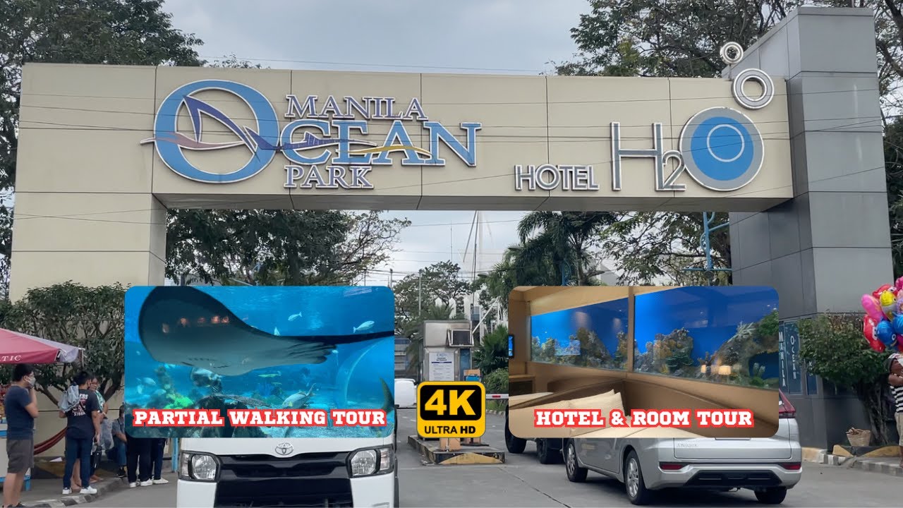 HOTEL H20 (HOTEL AND ROOM TOUR ) + MANILA OCEAN PARK (WALKING TOUR) + UPDATED RATES (4K).