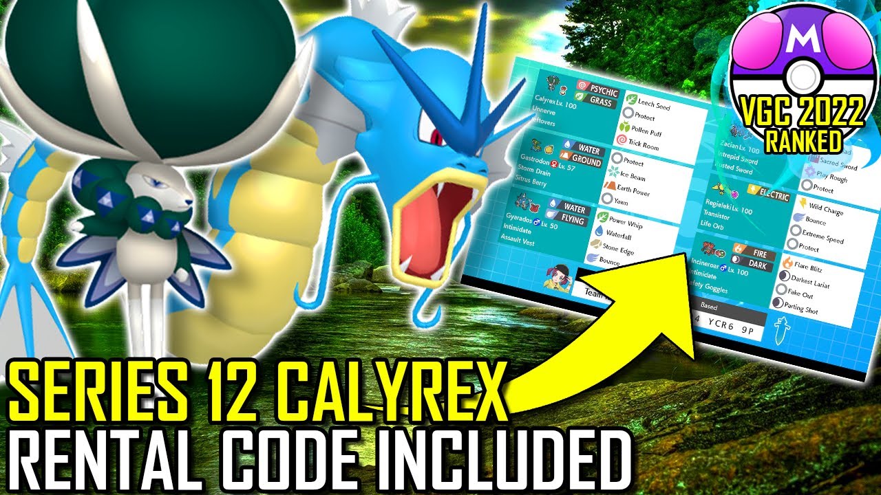 SERIES 12 BASE CALYREX TEAM | VGC 2022 | Pok&eacute;mon Sword & Shield - Pok&eacute;sports