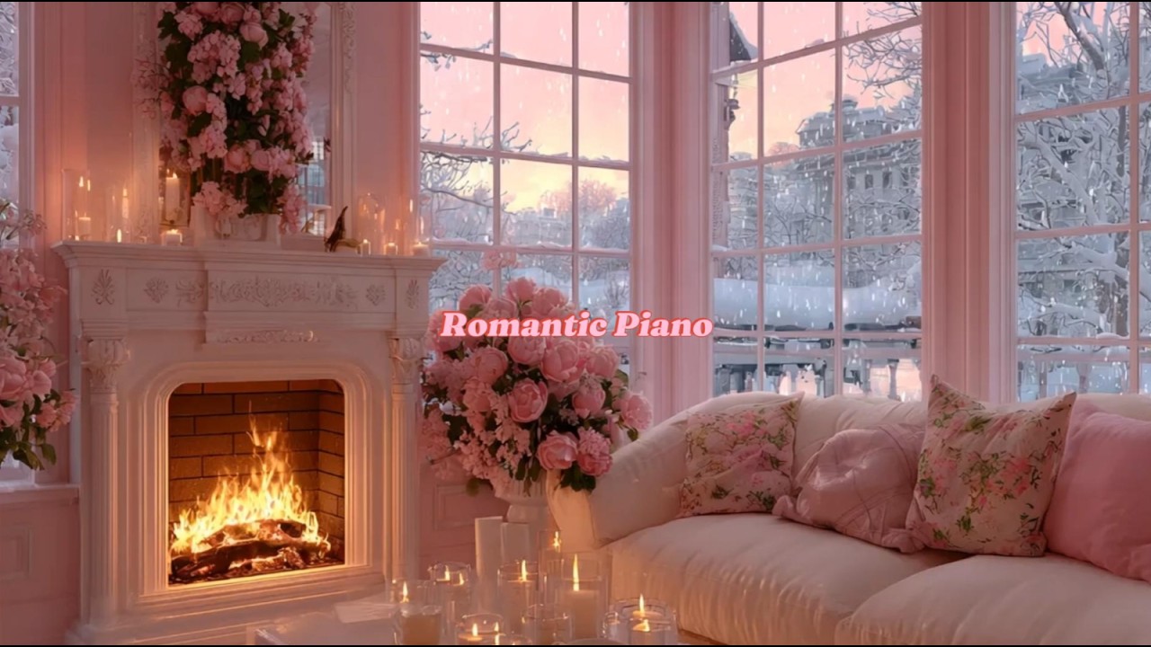 Valentine Winter Room 🌹| Healing Piano Music for Anxiety & Deep Sleep