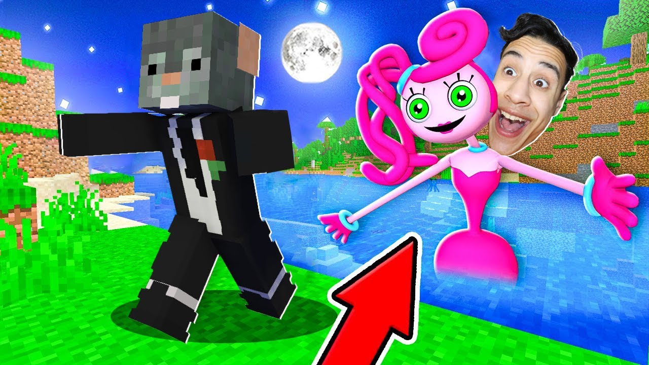مقلب انا ام ارجل طويلة (مومي الشريرة) - رده فعله صدمه !! .. في ماين كرافت 🤣