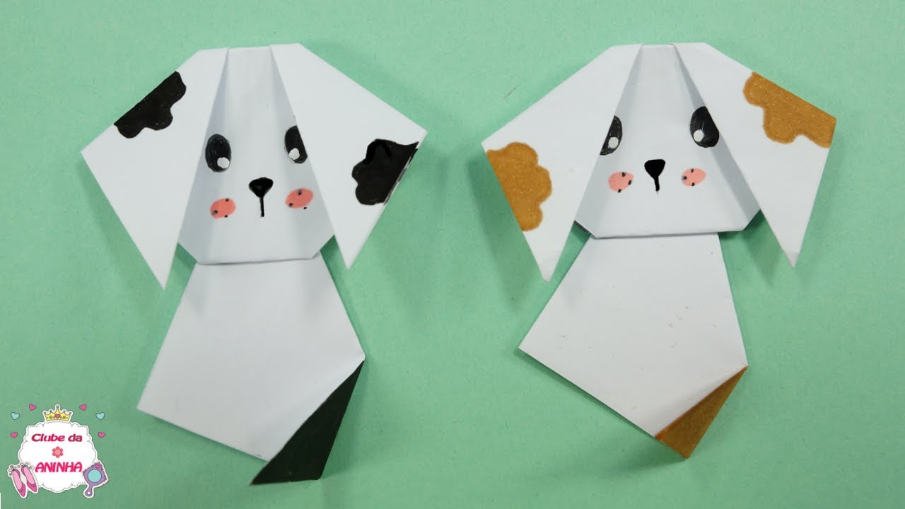 ORIGAMI - Cachorro de papel - Paper dog - Perro de papel