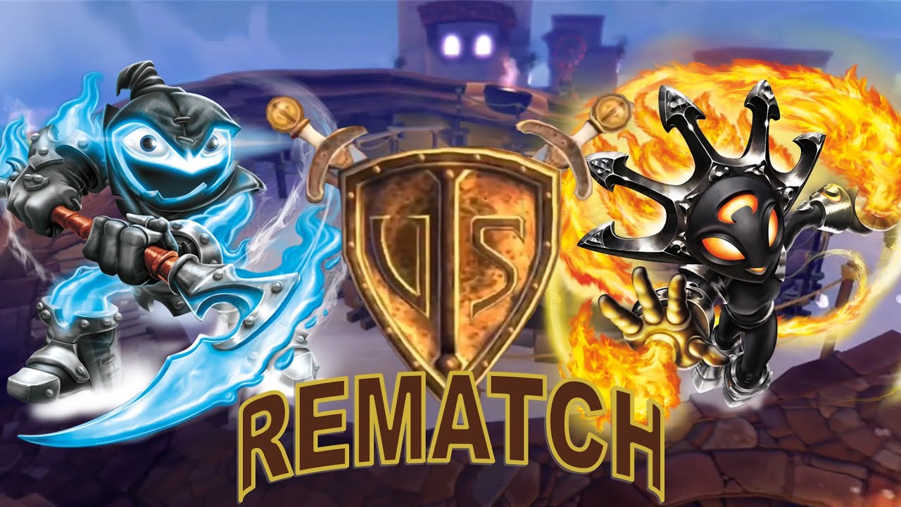 Lightcore Grimcreeper Vs Lightcore Smolderdash PVP Arena Battle Rematch Skylanders Swapforce (Local)