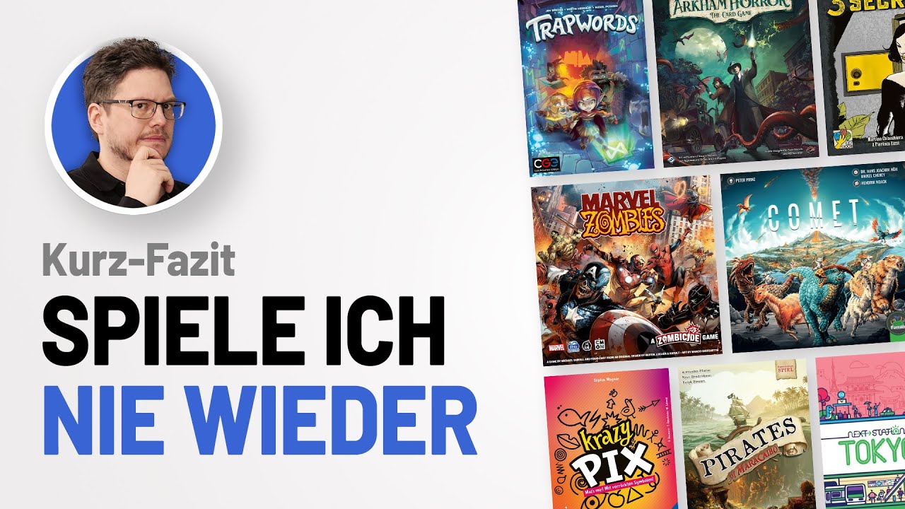 Begeisternde und enttäuschende Brettspiele im Kurz-Fazit