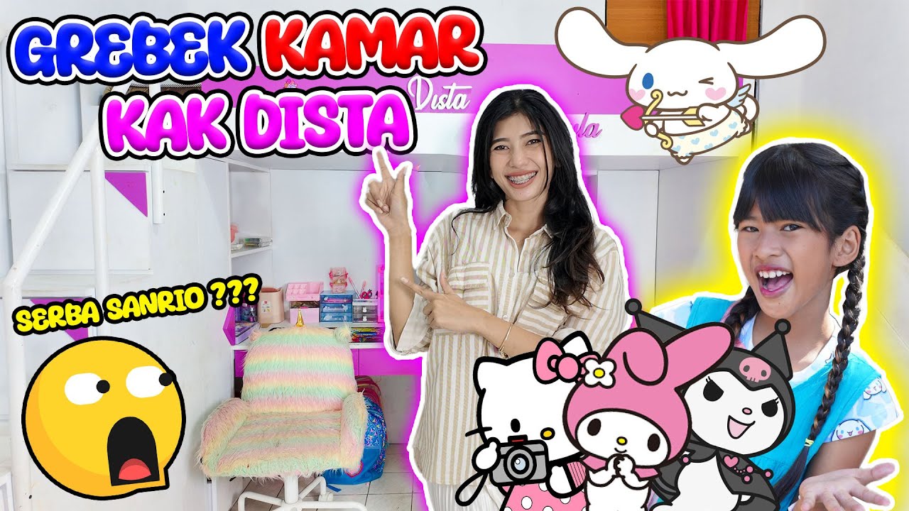 MAMI GREBEK KAMAR DISTA TERNYATA ISINYA SERBA SANRIO😱!! SEMUA JENIS SANRIO ADA DISINI🤭 #trending