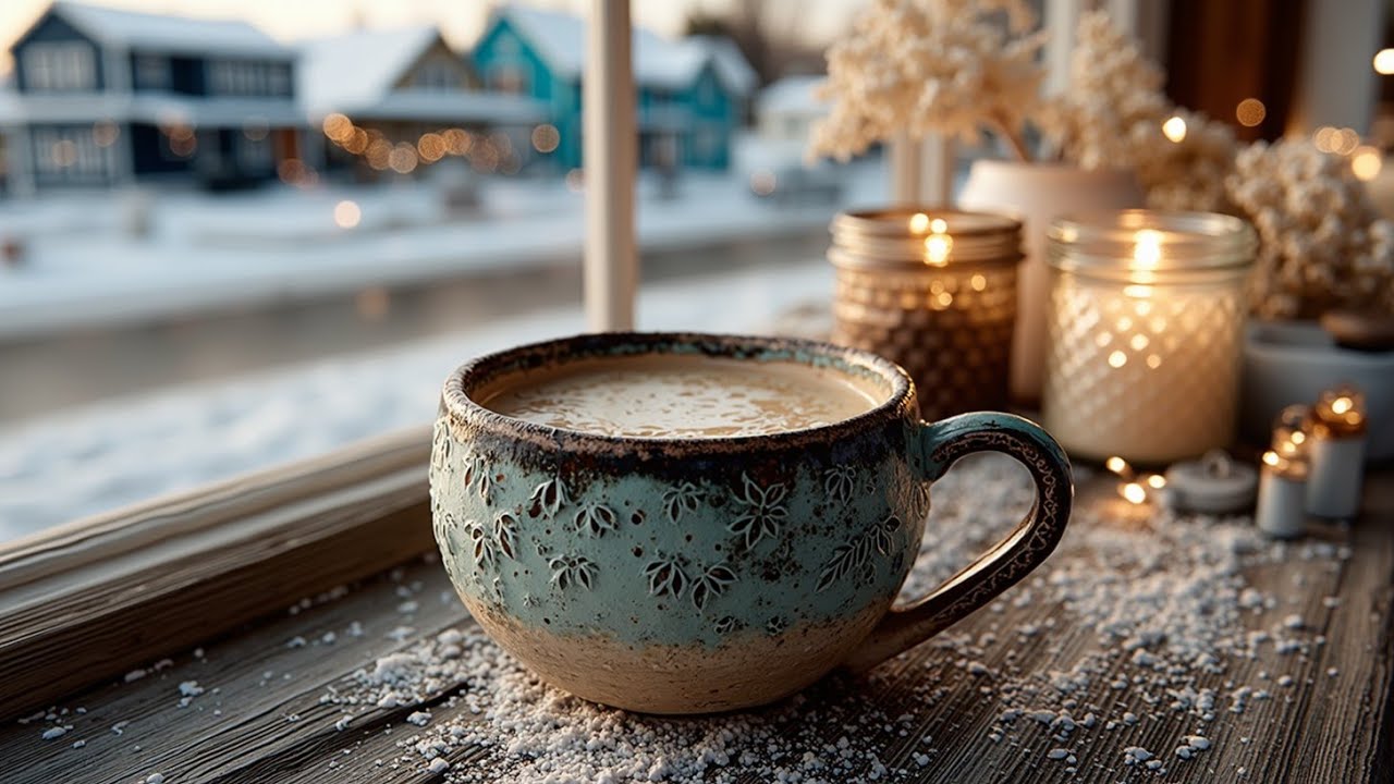 Плавные мелодии для расслабляющего снежного утра ☕️🎶