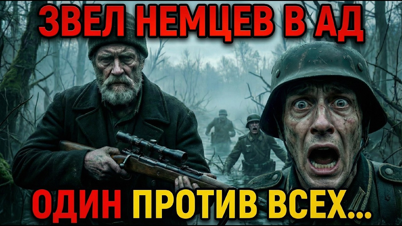 “ДЕД МАЗАЙ” ИЗ ПРЕИСПОДНЕЙ: Старый охотник неделю водил отряд СС по болотам. Живым не вышел никто