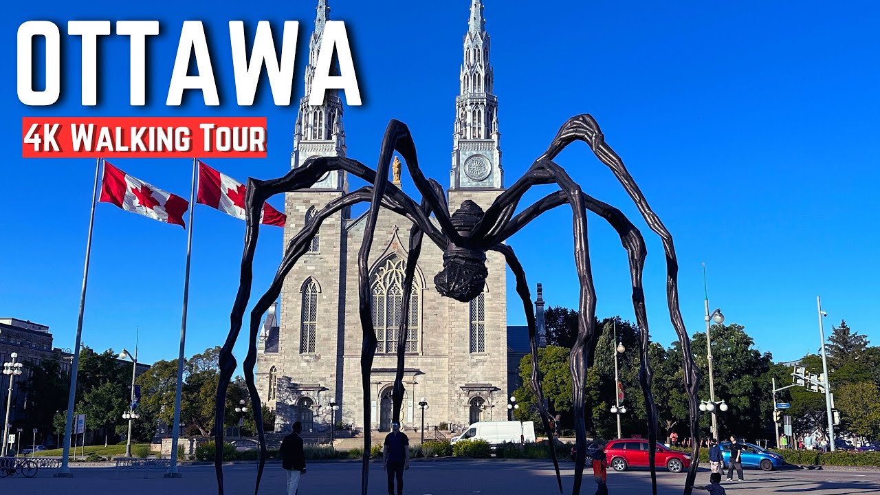 Sunday Walking Tour in Downtown & Parliament Hill 4K | Month of Festivals Yay!
