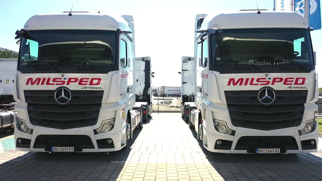 Pouzdanost, sigurnost i kvalitet. Mercedes-Benz Actros - Isporuka kom.  Milšped - Septembar 2023.