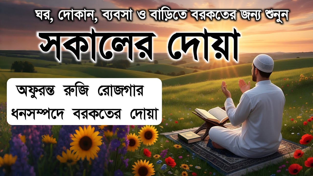 সকালটা শুরু হোক হৃদয় শীতল করা বরকতময় আয়াত দিয়ে। সকালের দোয়া ও জিকির। Morning Dua Full by Alaa Aqel