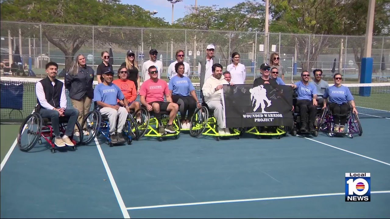 Wounded Warrior project uses tennis to build hope and purpose