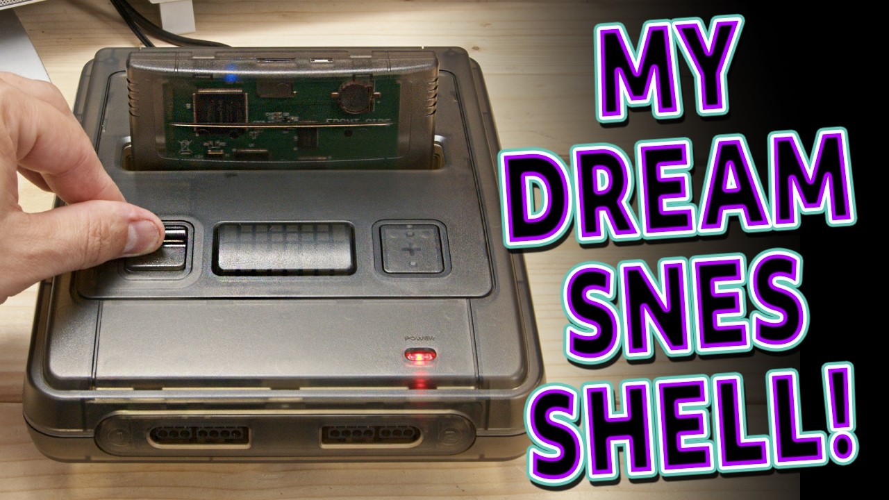 Восстановление разбитого корпуса Super Nintendo Smoke Grey — от жалкого корпуса до потрясающей #SNES