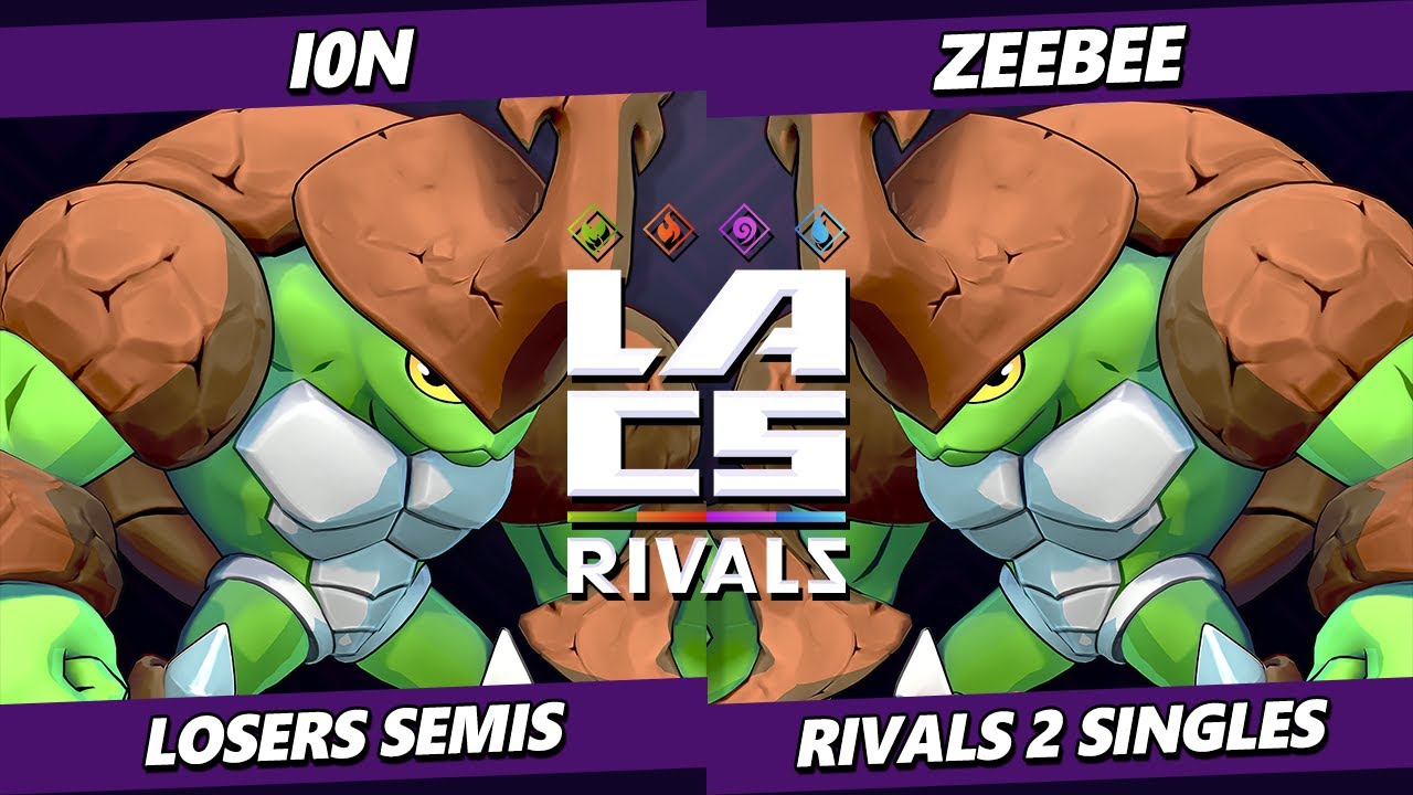LACS Rivals LOSERS SEMIS - I0N (Kragg) Vs. ZeeBee (Kragg) Rivals of Aether 2 - RoA2