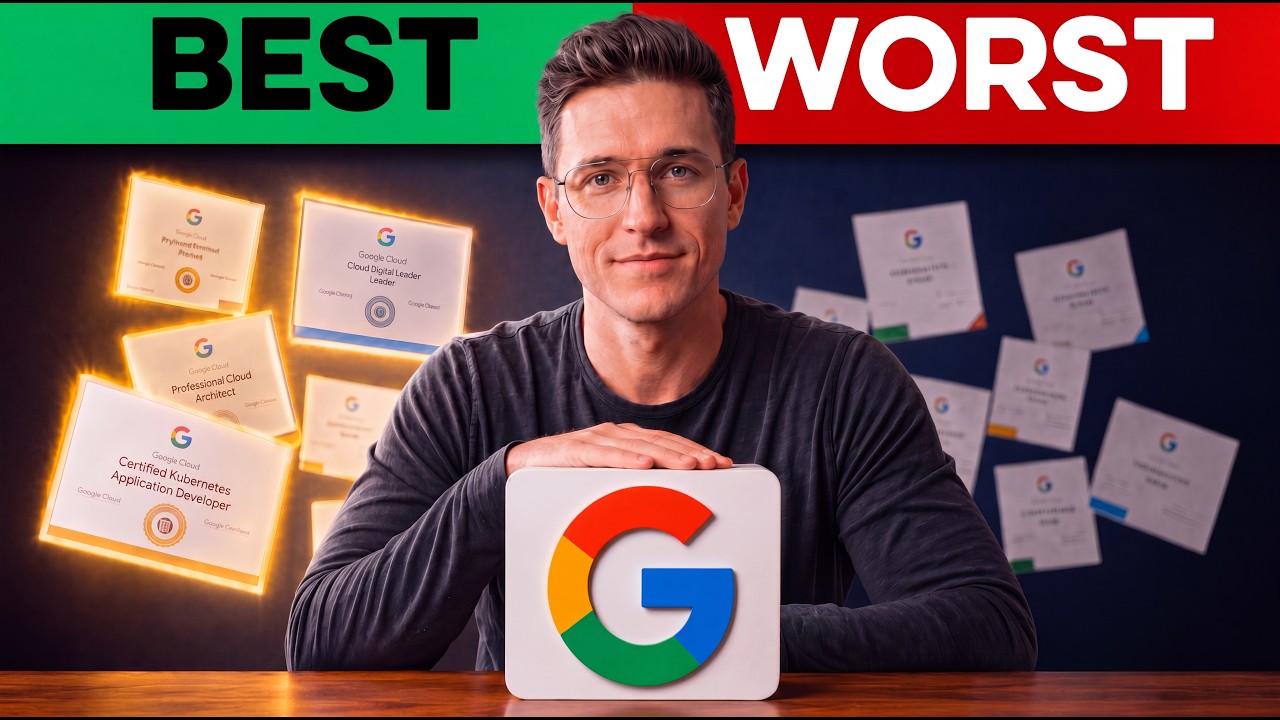 I Ranked Every Google Certificate from Best to Worst