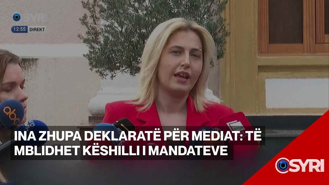 Ina Zhupa deklaratë për mediat: Të mblidhet Këshilli i Mandateve