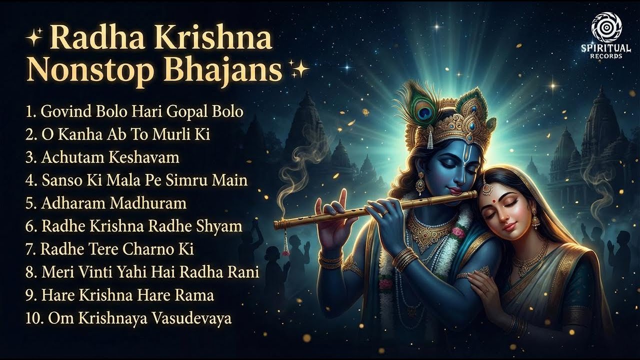 Radha Krishna Bhajan Jukebox | Nonstop Bhakti Songs | Man Ko Shanti Milne Wale Bhajan