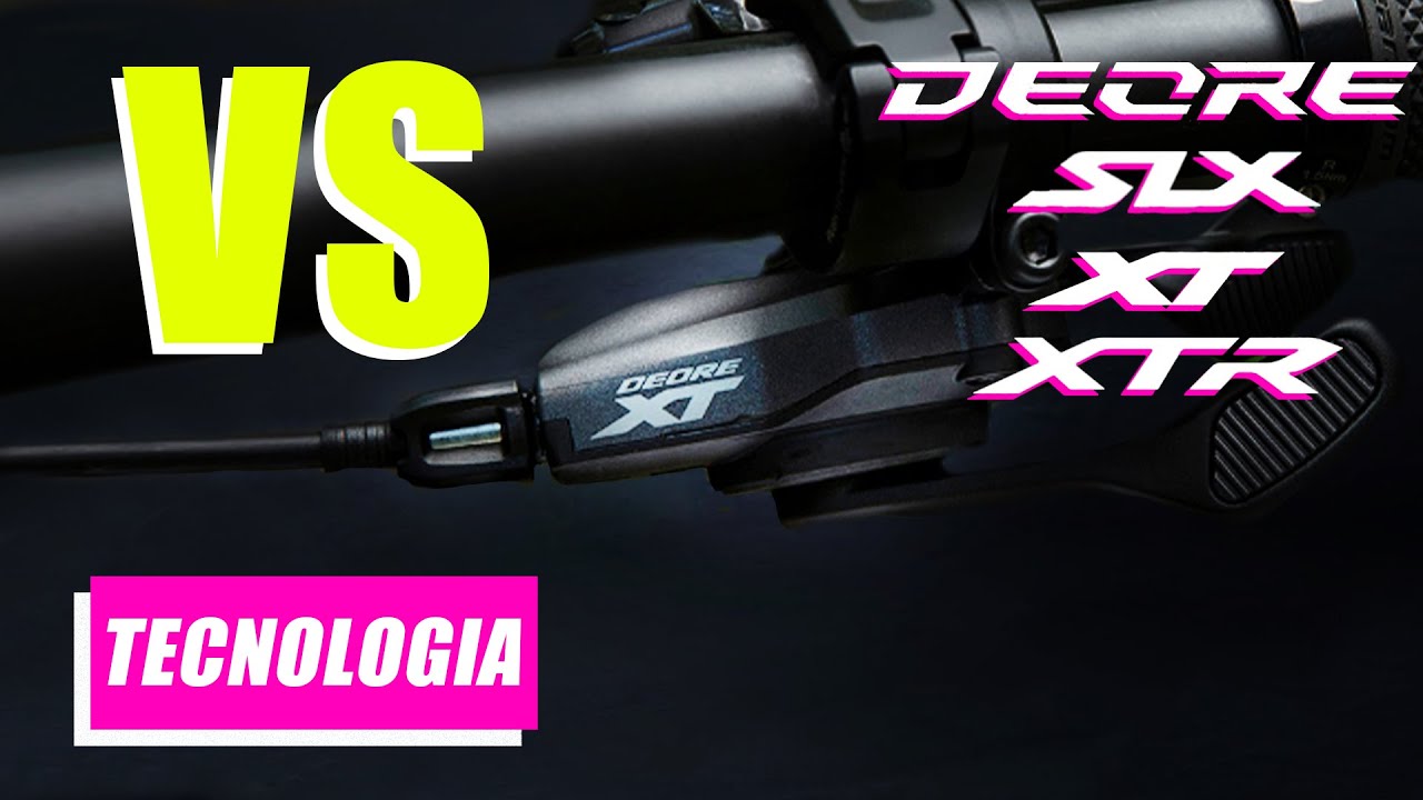 Cual es la diferencia entre mandos/shifter/manetas shimano DEORE, SLX, XT y XTR