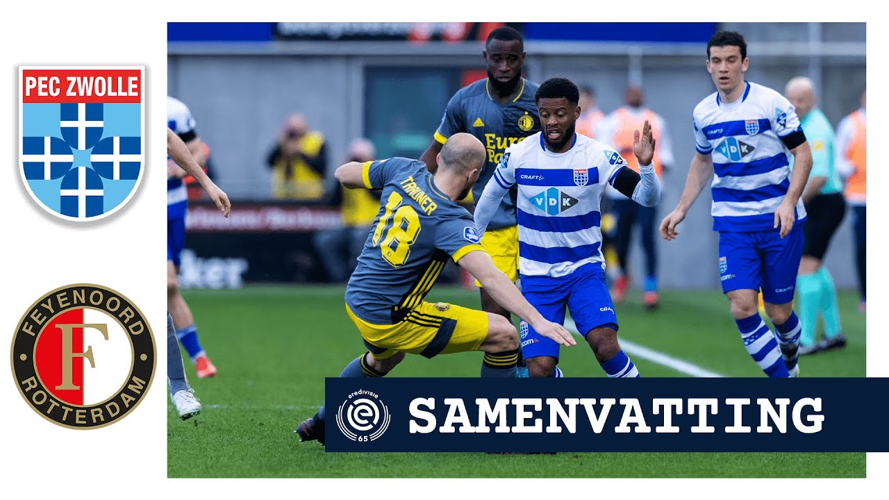 Samenvatting PEC Zwolle - Feyenoord | Eredivisie