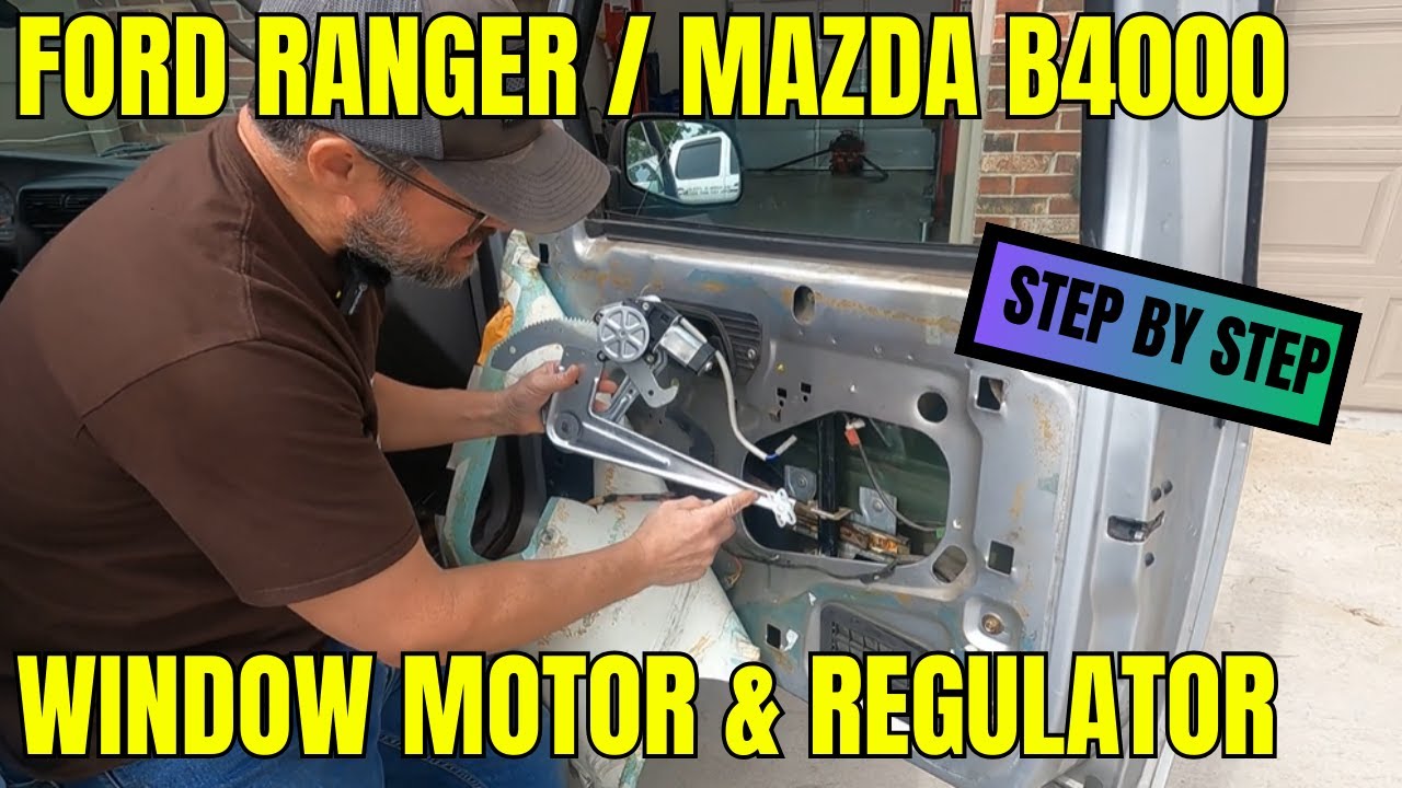 Ford Ranger / Mazda B4000 power window motor and regulator replacement (the quickest easiest way!)